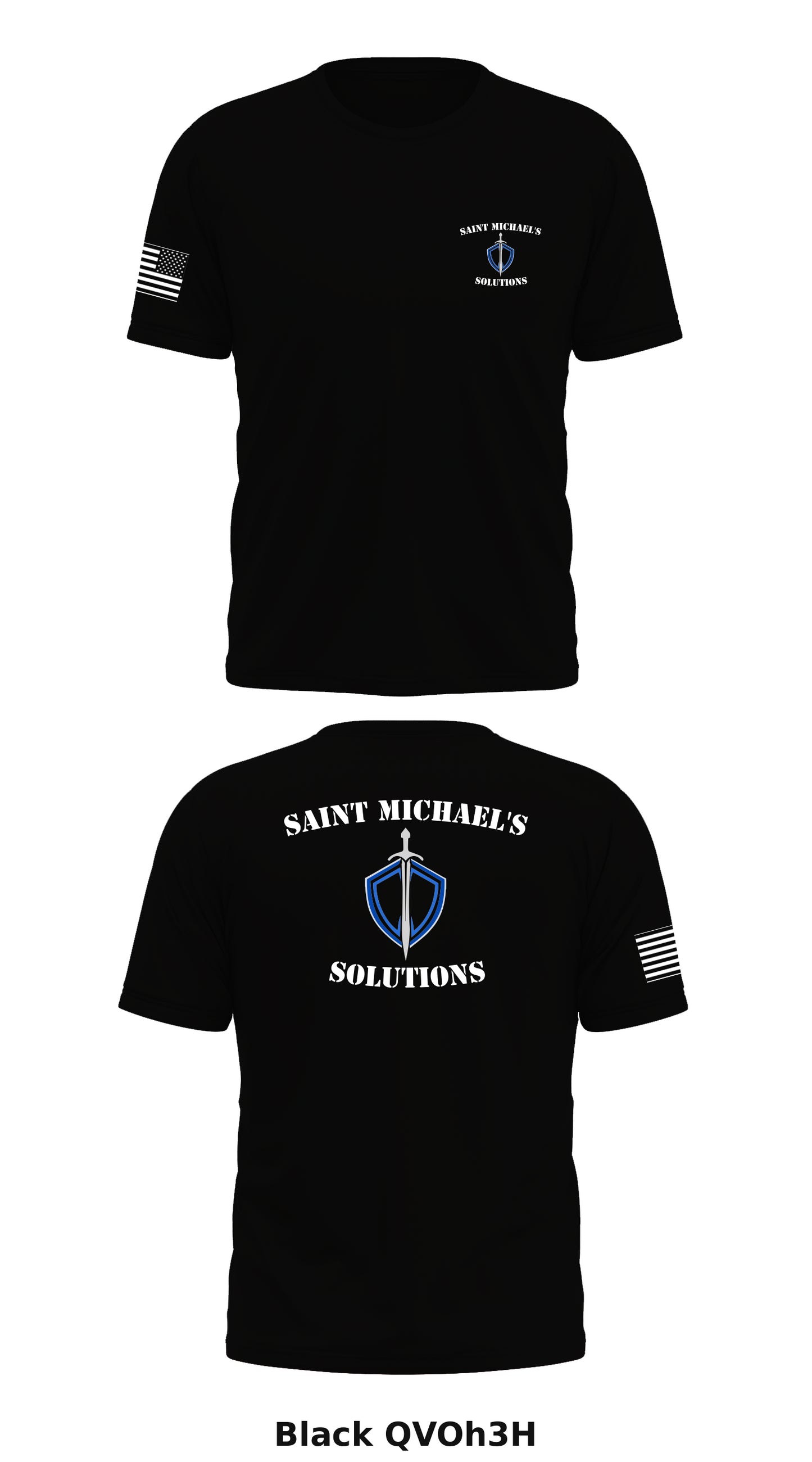 Saint Michael's Solutions Store 1 Core Men's SS Performance Tee - QVOh3H