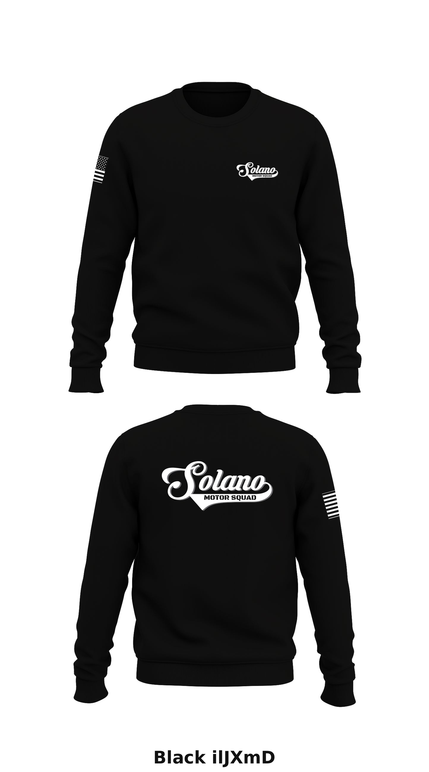 Solano Motor Squad Store 1 Core Men's Crewneck Performance Sweatshirt - ilJXmD