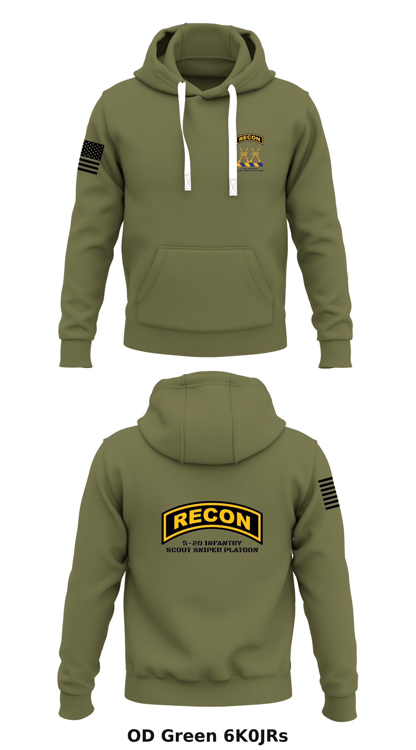 5-20 INFANTRY SCOUT/SNIPER PLATOON Store 1  Core Men's Hooded Performance Sweatshirt - 6K0JRs