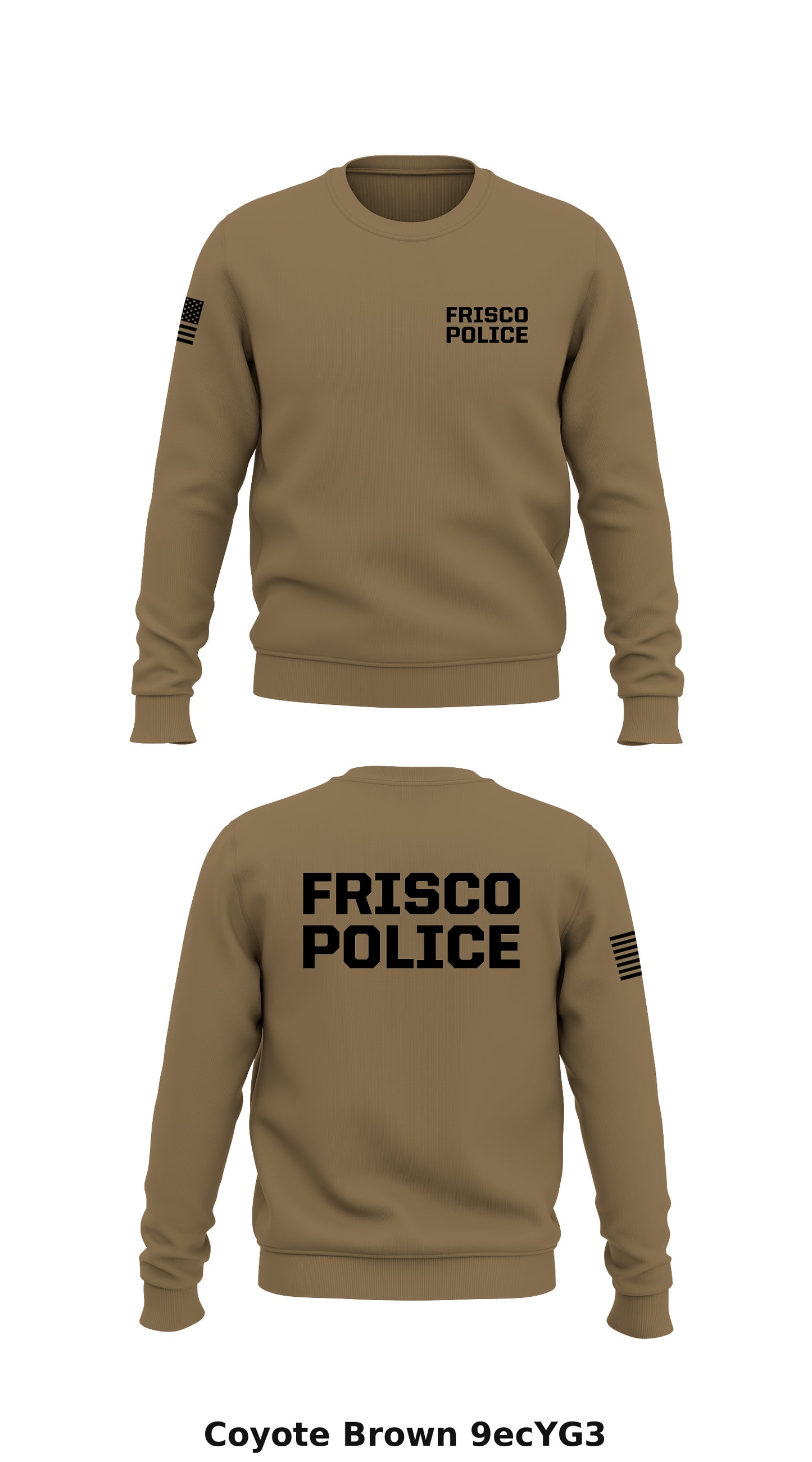 Frisco Police Store 1 Core Men's Crewneck Performance Sweatshirt - 9ecYG3