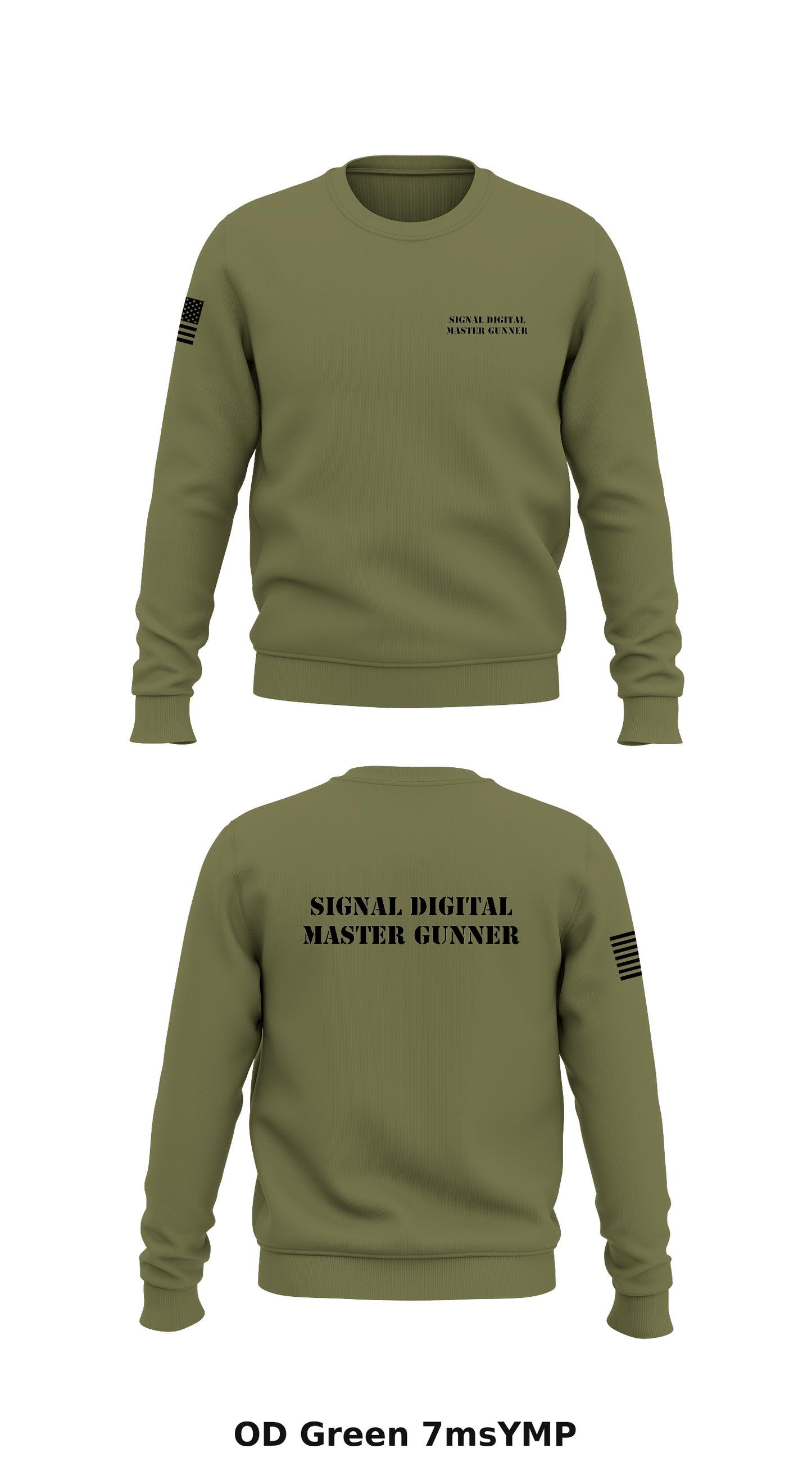 Signal Digital Master Gunner Store 1 Core Men's Crewneck Performance Sweatshirt - 7msYMP