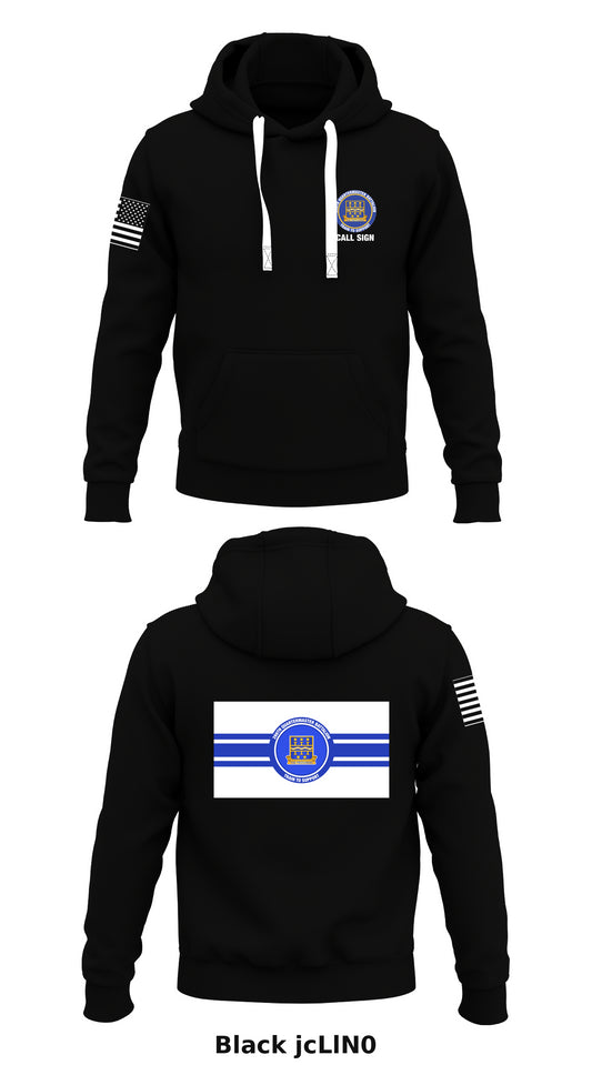 Custom 266th quartermaster battalion Store 1  Core Men's Hooded Performance Sweatshirt - jcLlN0