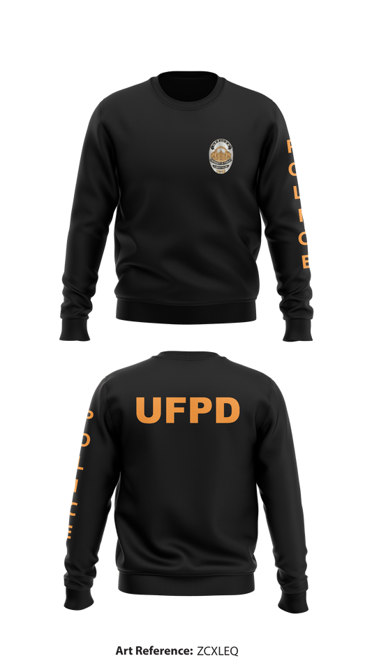 UF Police Store 1 Core Men's Crewneck Performance Sweatshirt - ZcxLEQ