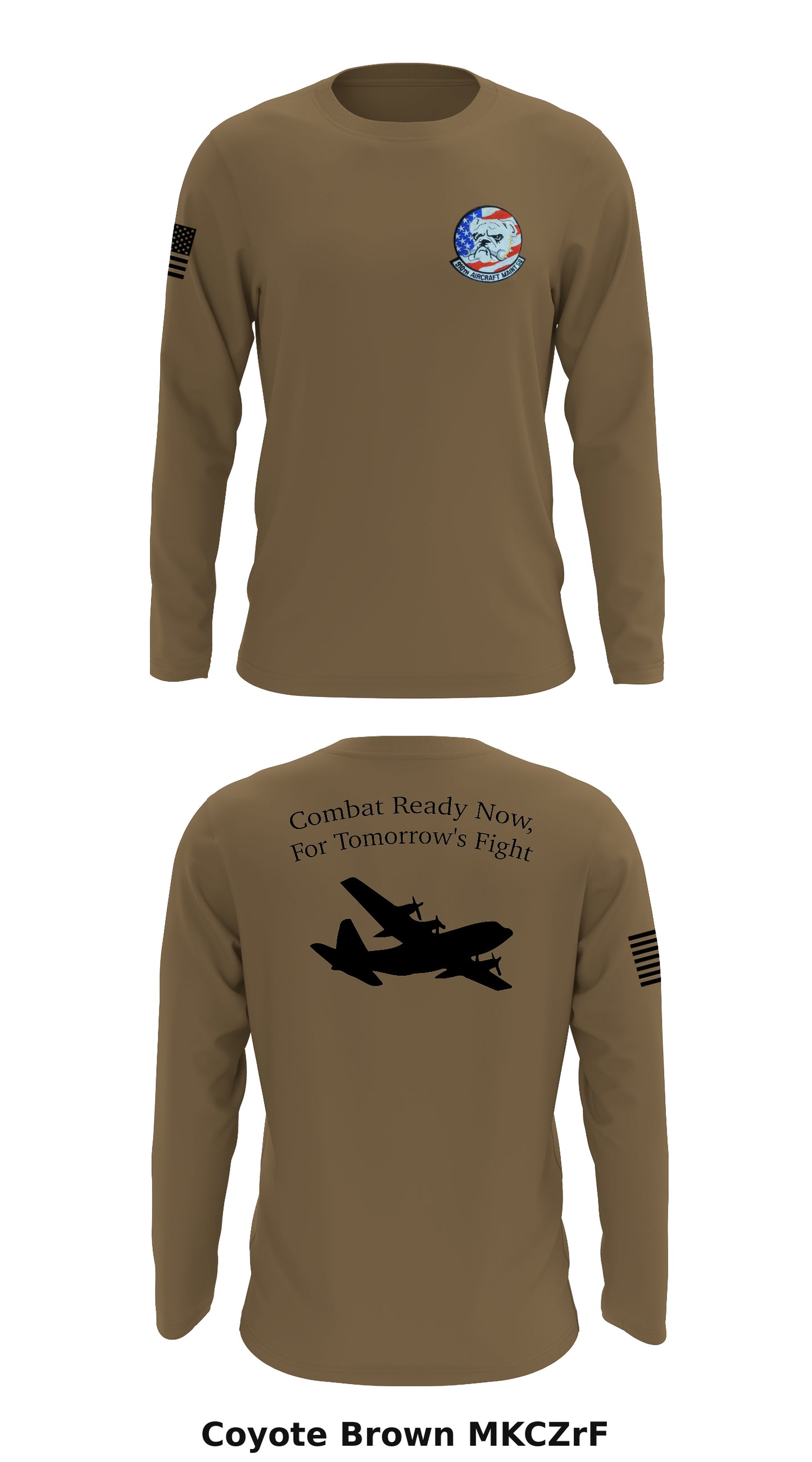 910 Aircraft Maintenance Squadron Store 1 Core Men's LS Performance Tee - MKCZrF