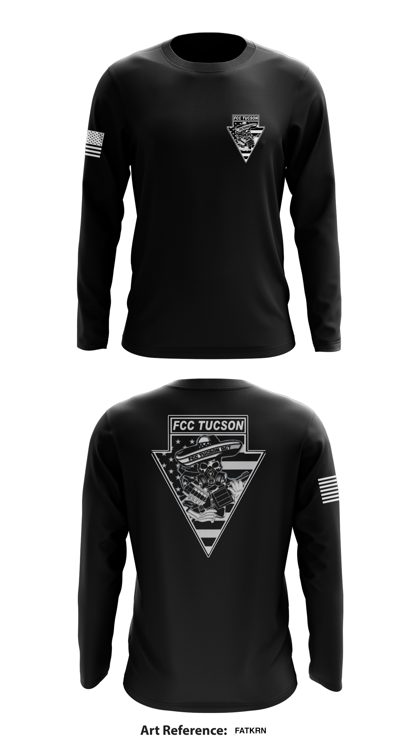 Federal Bureau of prisons, Disturbance Control Team, DCT Store 1 Core Men's LS Performance Tee - FATKRn