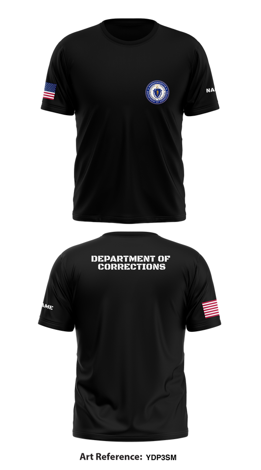 Department of corrections  Store 1 Core Men's SS Performance Tee - YDP3sm