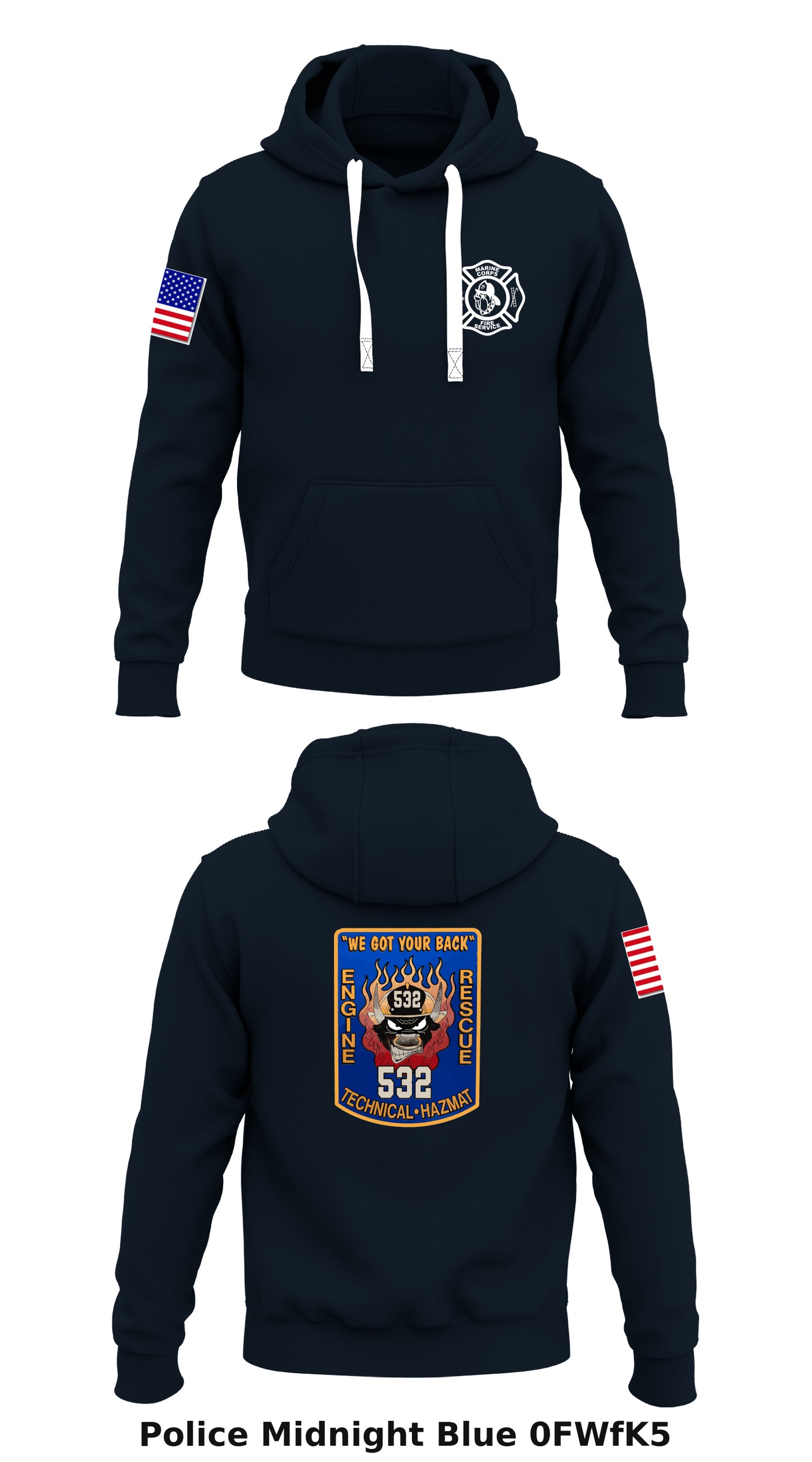 Quantico Fire and Emergency Services Store 1  Core Men's Hooded Performance Sweatshirt - 0FWfK5