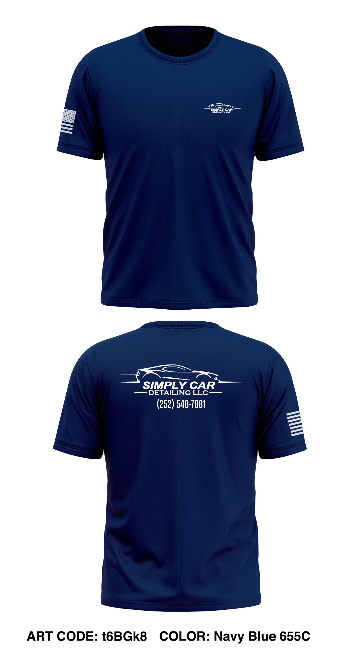 Simply Car Detailing LLC Store 1 Core Men's SS Performance Tee - t6BGk8