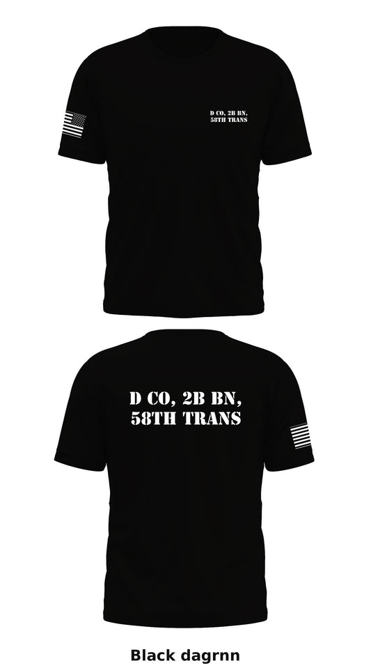 D Co, 2B BN, 58th TRANS Store 1 Core Men's SS Performance Tee - dagrnn