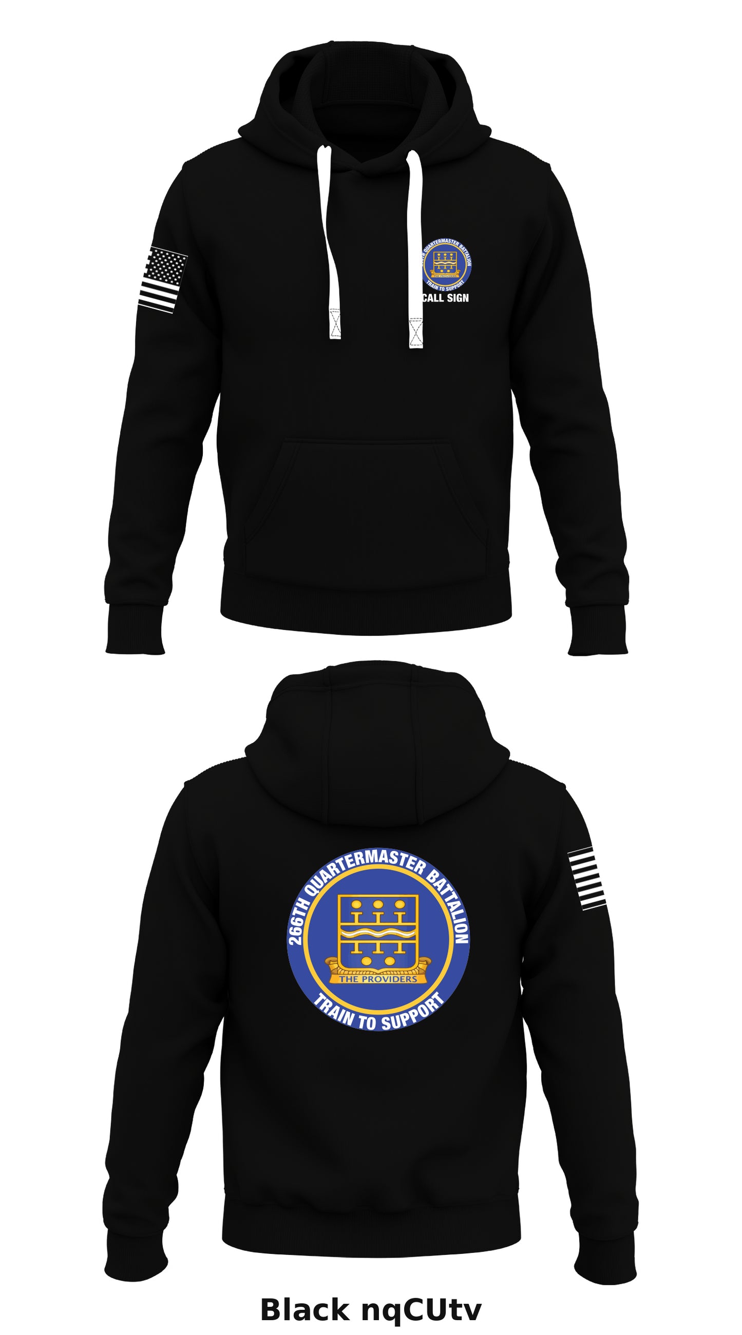 Custom 266th quartermaster battalion Store 1  Core Men's Hooded Performance Sweatshirt - nqCUtv