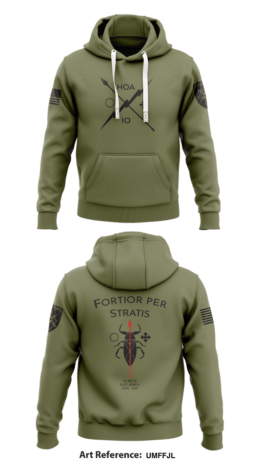 Combined Joint Task Force Horn of Africa Information Operations Cell Store 1  Core Men's Hooded Performance Sweatshirt - uMFFJL