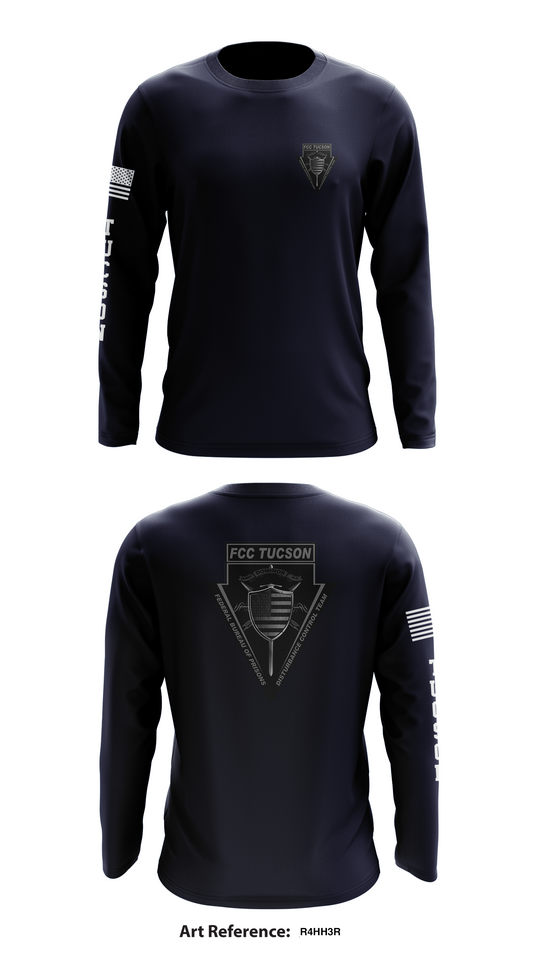 Federal Bureau of prisons, Disturbance Control Team, DCT Store 1 Core Men's LS Performance Tee - R4hh3R