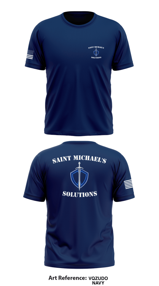 Saint Michael's Solutions Store 1 Core Men's SS Performance Tee - vQZUDo