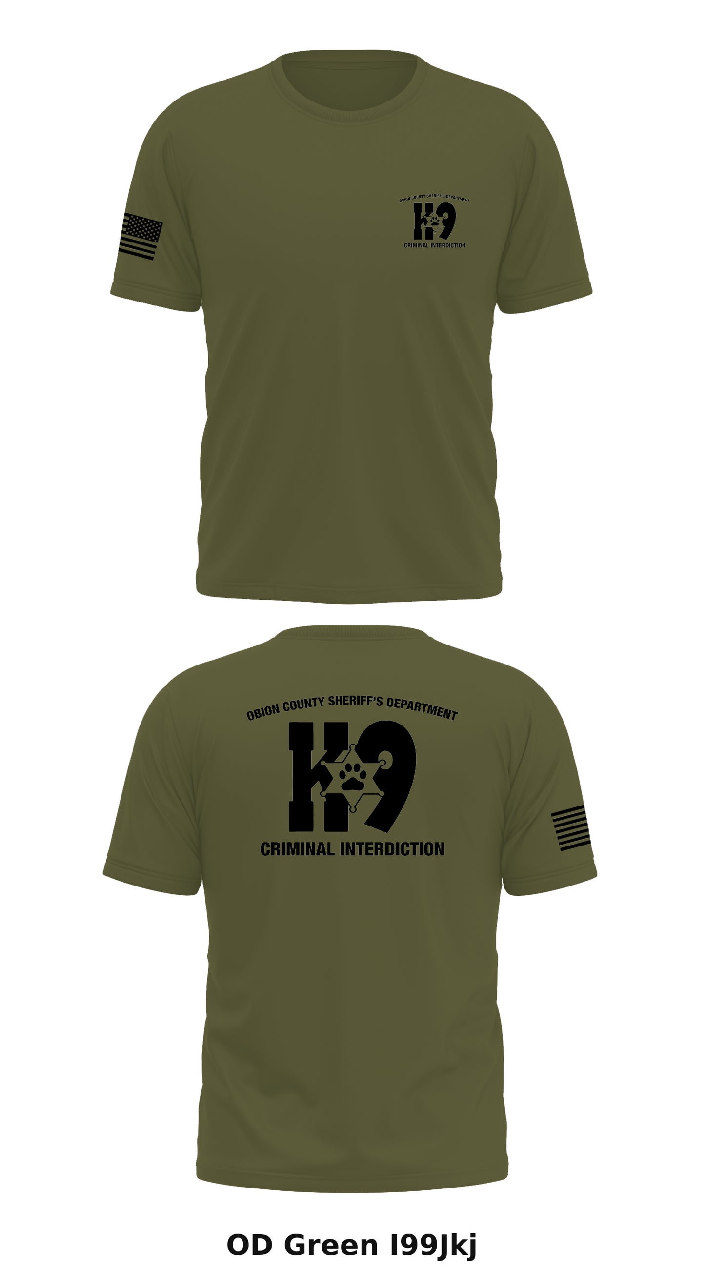 OCSD Interdiction Store 1 Core Men's SS Performance Tee - I99Jkj