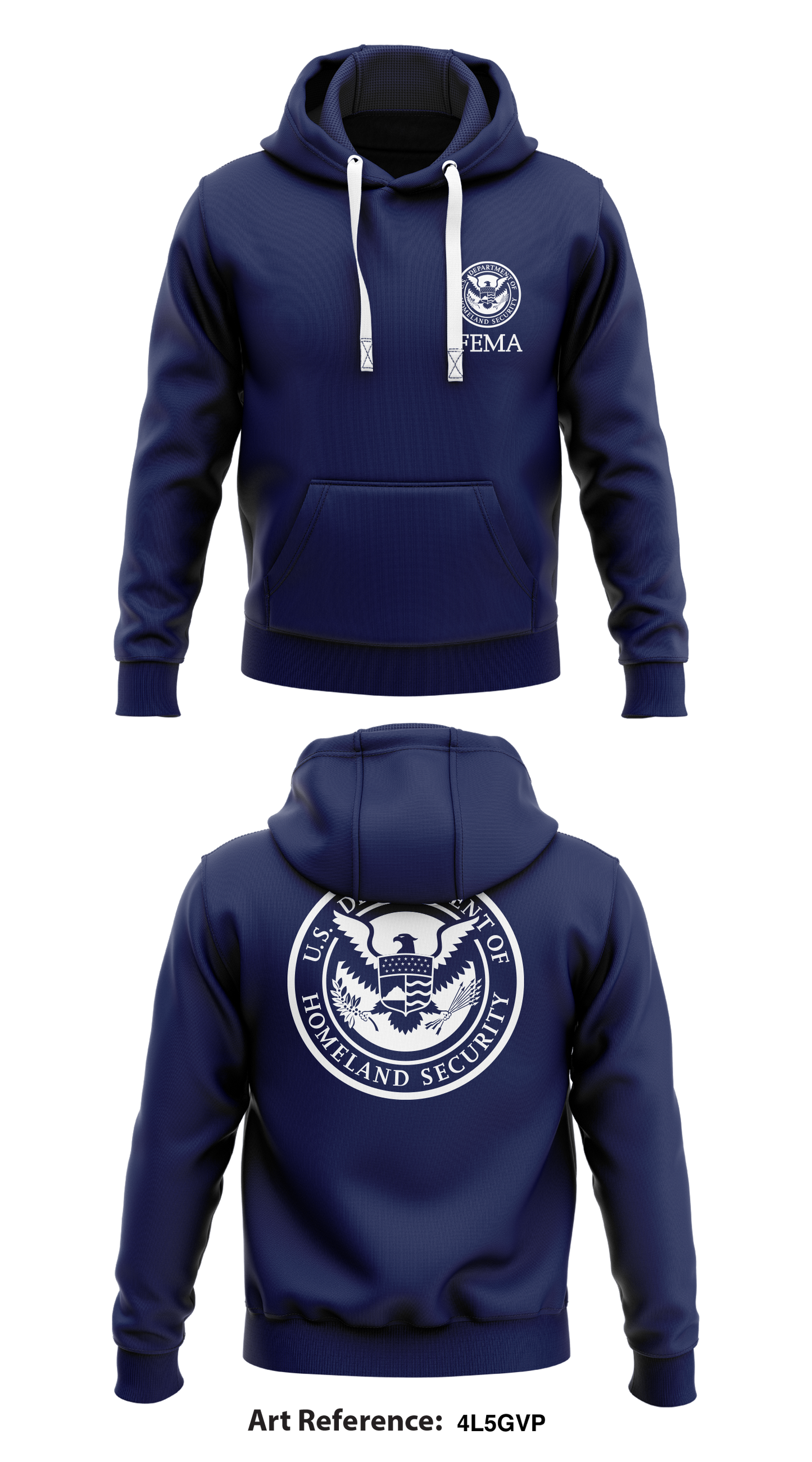 FEMA Region 1 Operations Store 1  Core Men's Hooded Performance Sweatshirt - 4L5GVP