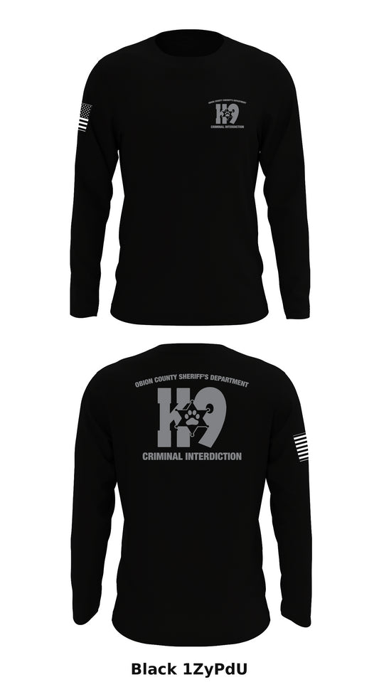 OCSD Interdiction Store 1 Core Men's LS Performance Tee - 1ZyPdU