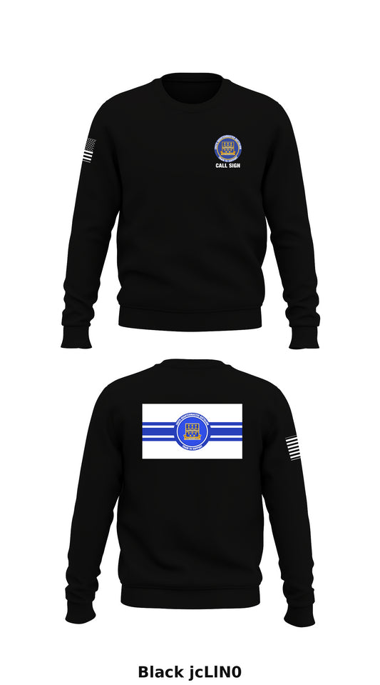 Custom 266th quartermaster battalion Store 1 Core Men's Crewneck Performance Sweatshirt - jcLlN0