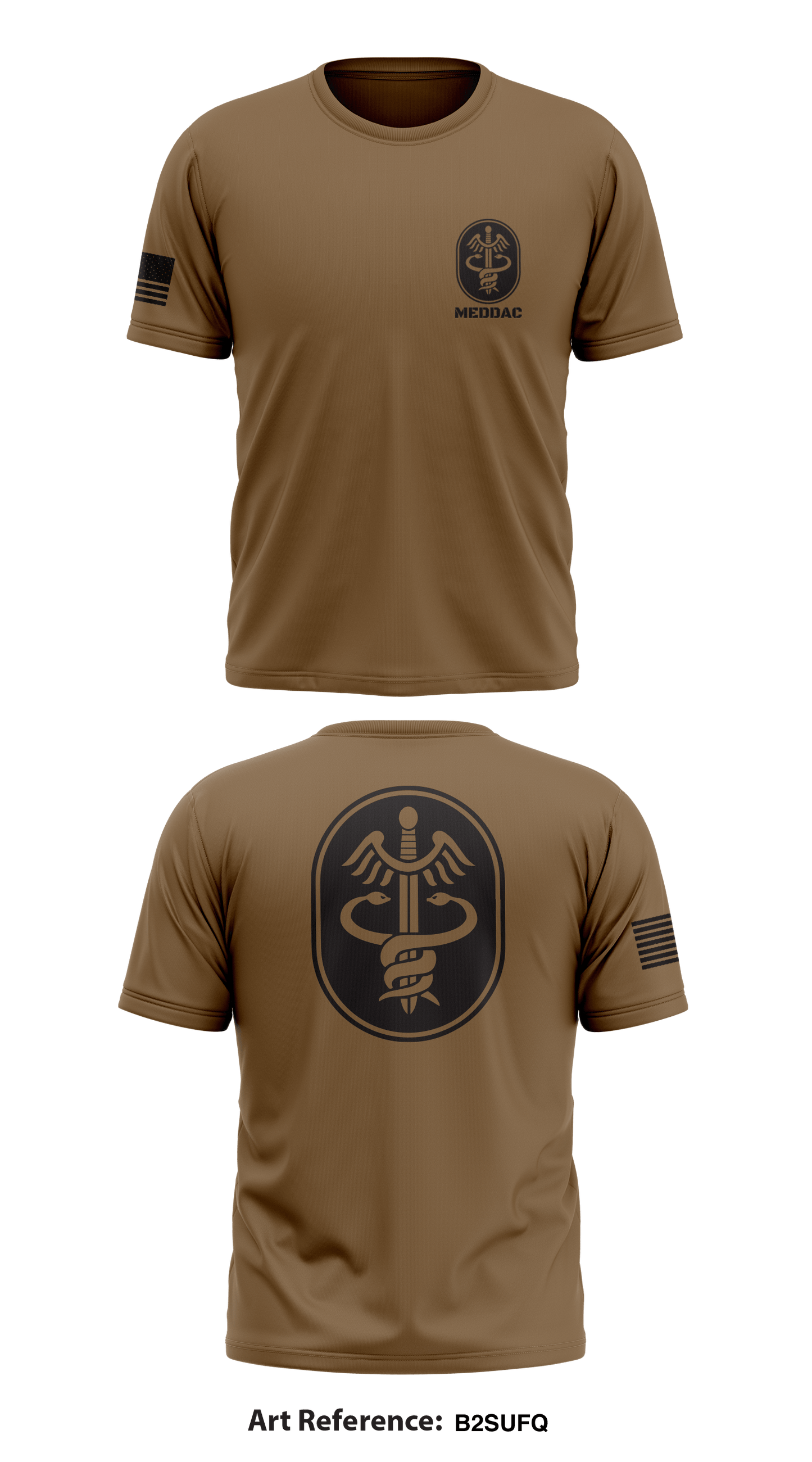 MEDDAC  Store 2 Core Men's SS Performance Tee - B2SUFq