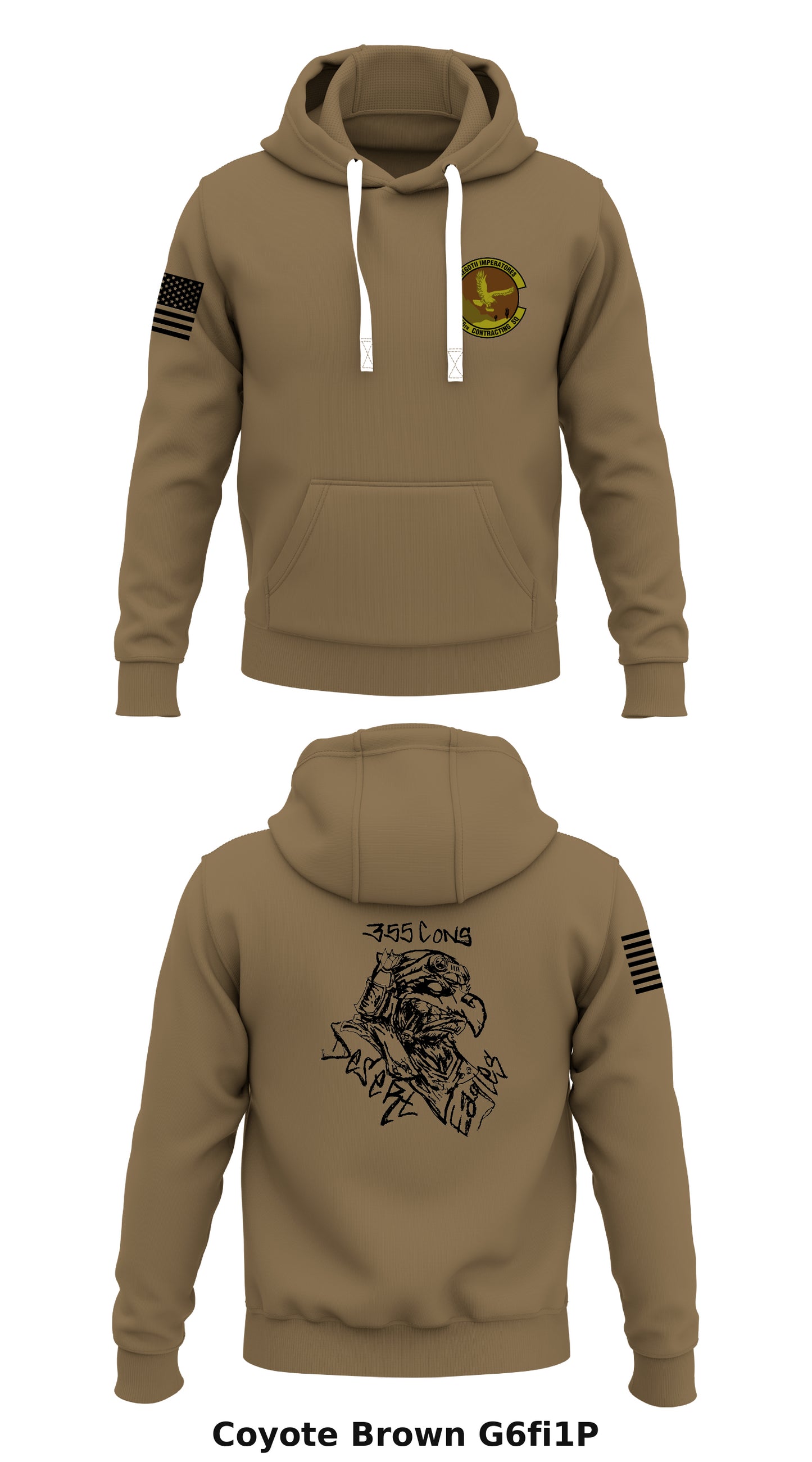 355 Contracting Squadron Store 1  Core Men's Hooded Performance Sweatshirt - G6fi1P