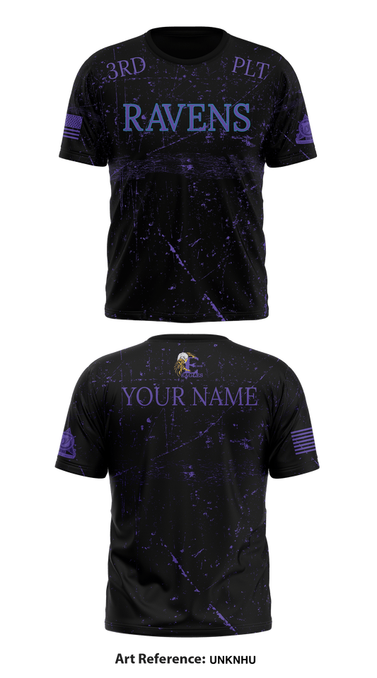 3RD PLT Ravens Store 1 Core Men's SS Performance Tee - UnkNHU