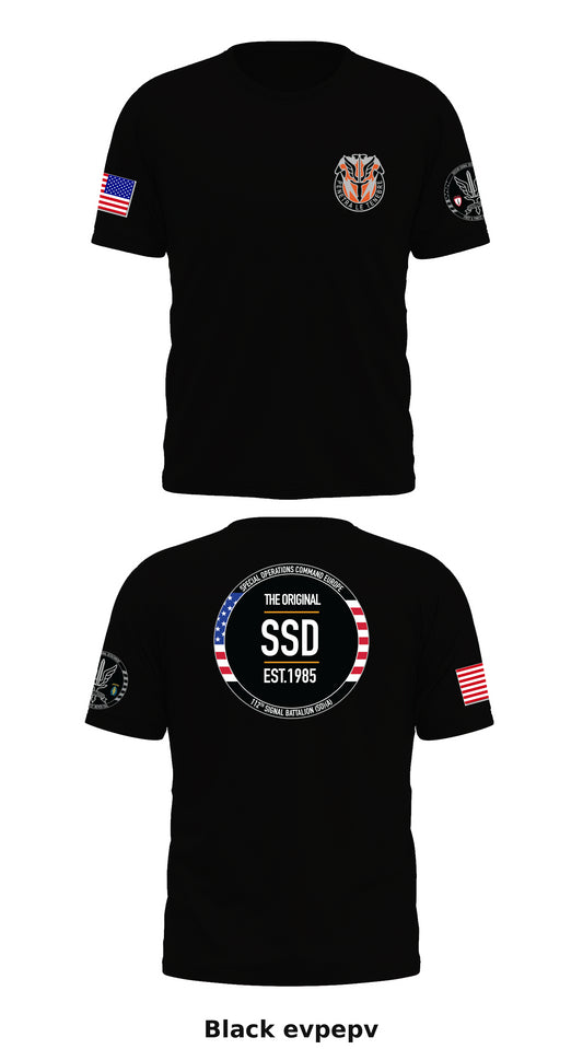 112th SOCEUR Signal Detachment   Store 1 Core Men's SS Performance Tee - evpepv