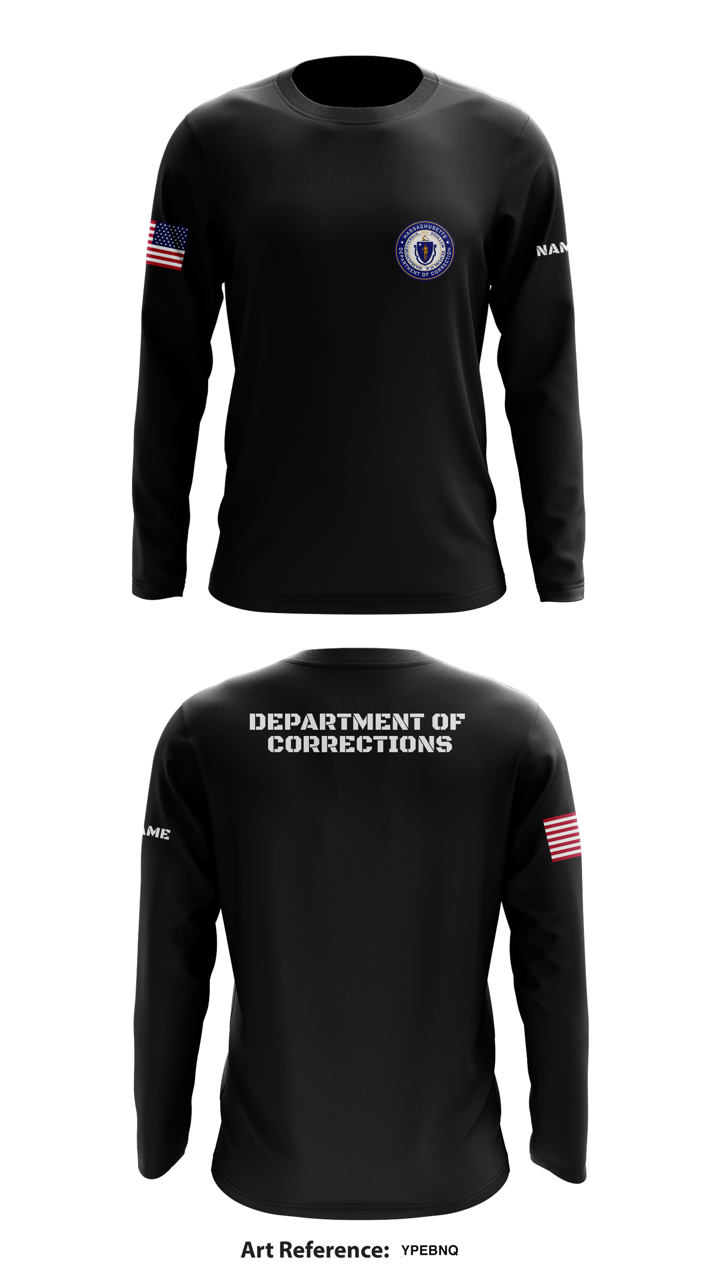 Department of corrections  Store 1 Core Men's LS Performance Tee - yPeBnQ