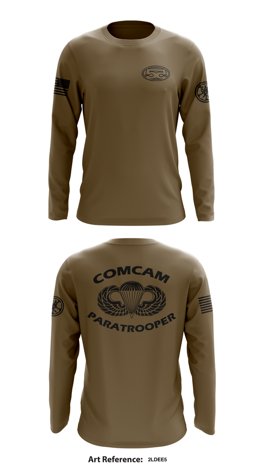 55th Signal Company (COMCAM) Store 1 Core Men's LS Performance Tee - 2LDee5