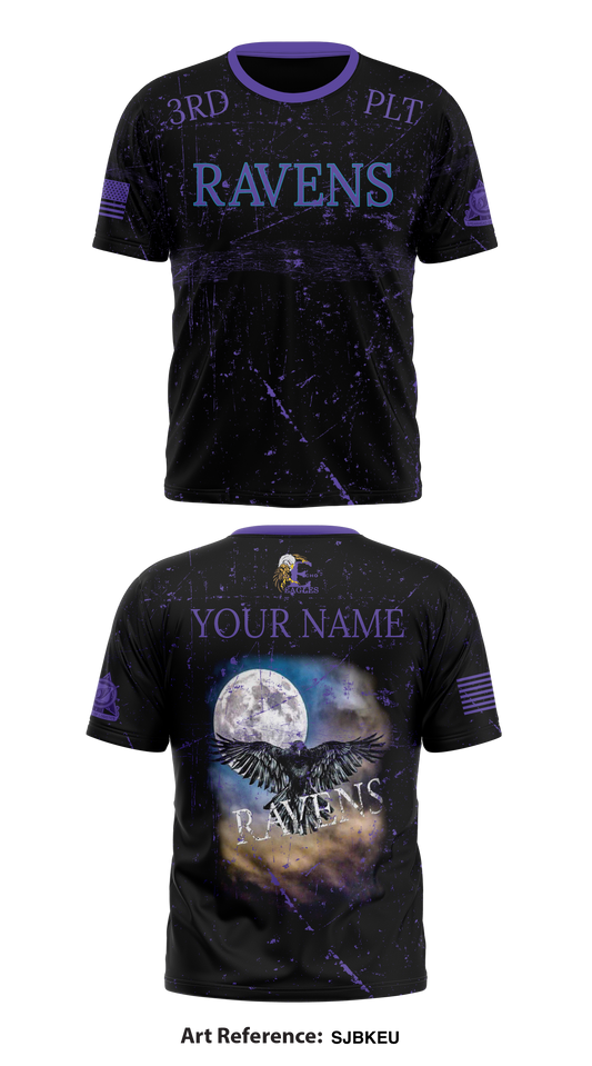 3RD PLT Ravens Store 1 Core Men's SS Performance Tee - SjBKeu