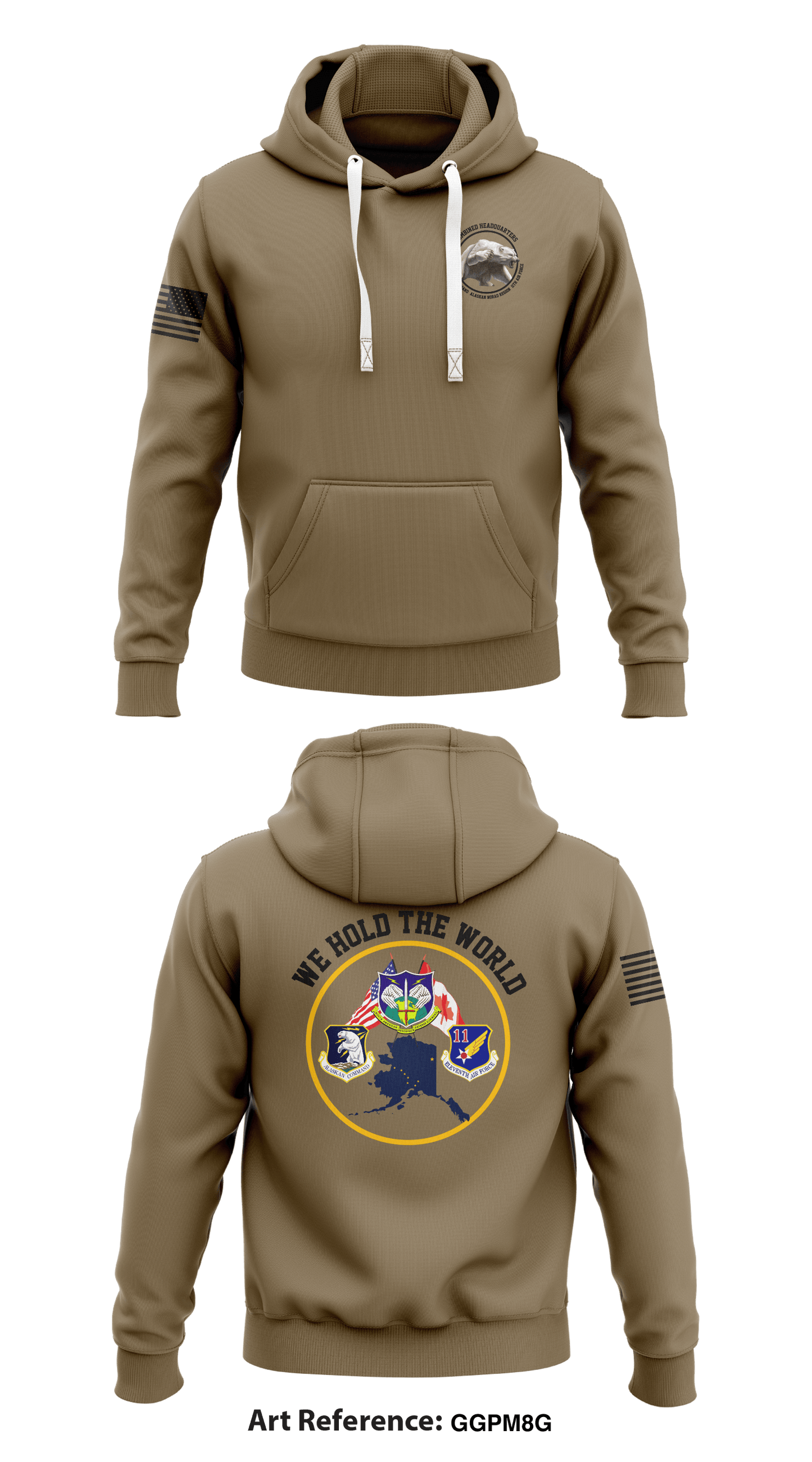 611 Air Operations Center Store 1  Core Men's Hooded Performance Sweatshirt - GgPm8g