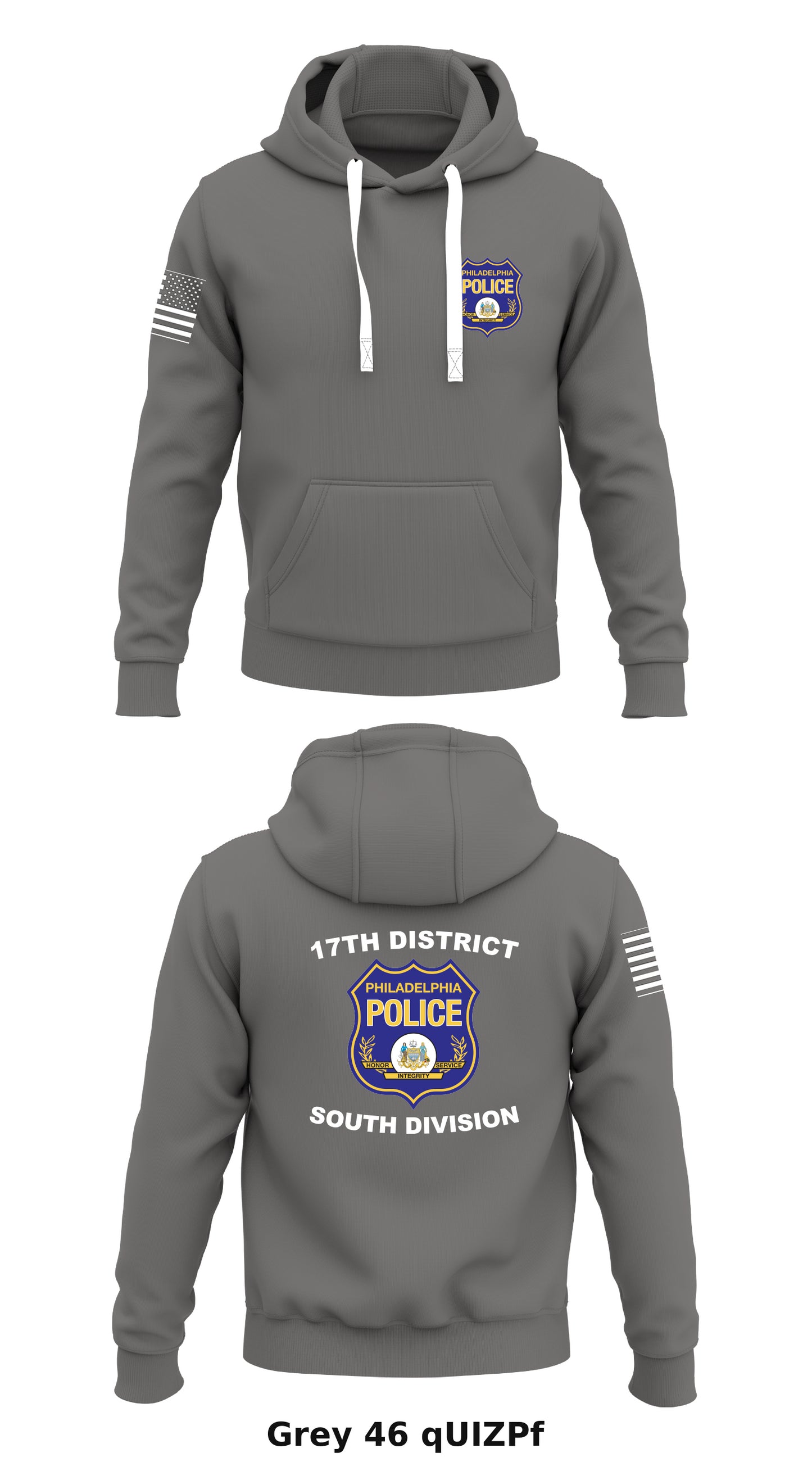 Philadelphia Police Store 1  Core Men's Hooded Performance Sweatshirt - qUIZPf