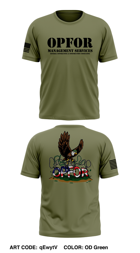 OPFOR MANAGEMENT SERVICES Store 1 Core Men's SS Performance Tee - qEwytV