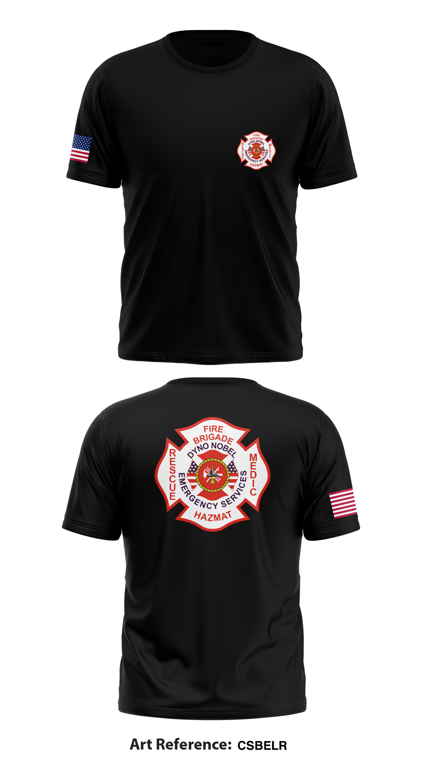 Dyno Nobel Emergency Services Store 1 Core Men's SS Performance Tee - CsbELr