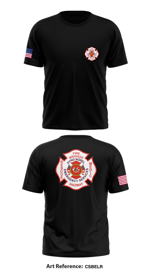 Dyno Nobel Emergency Services Store 1 Core Men's SS Performance Tee - CsbELr