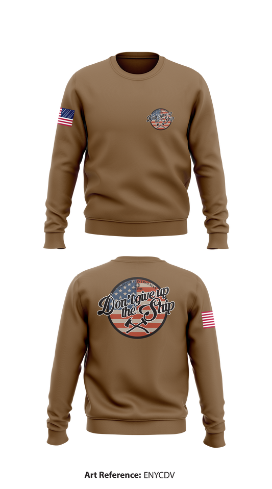 USS Oakland Flying Squad Store 1 Core Men's Crewneck Performance Sweatshirt - enYcDV