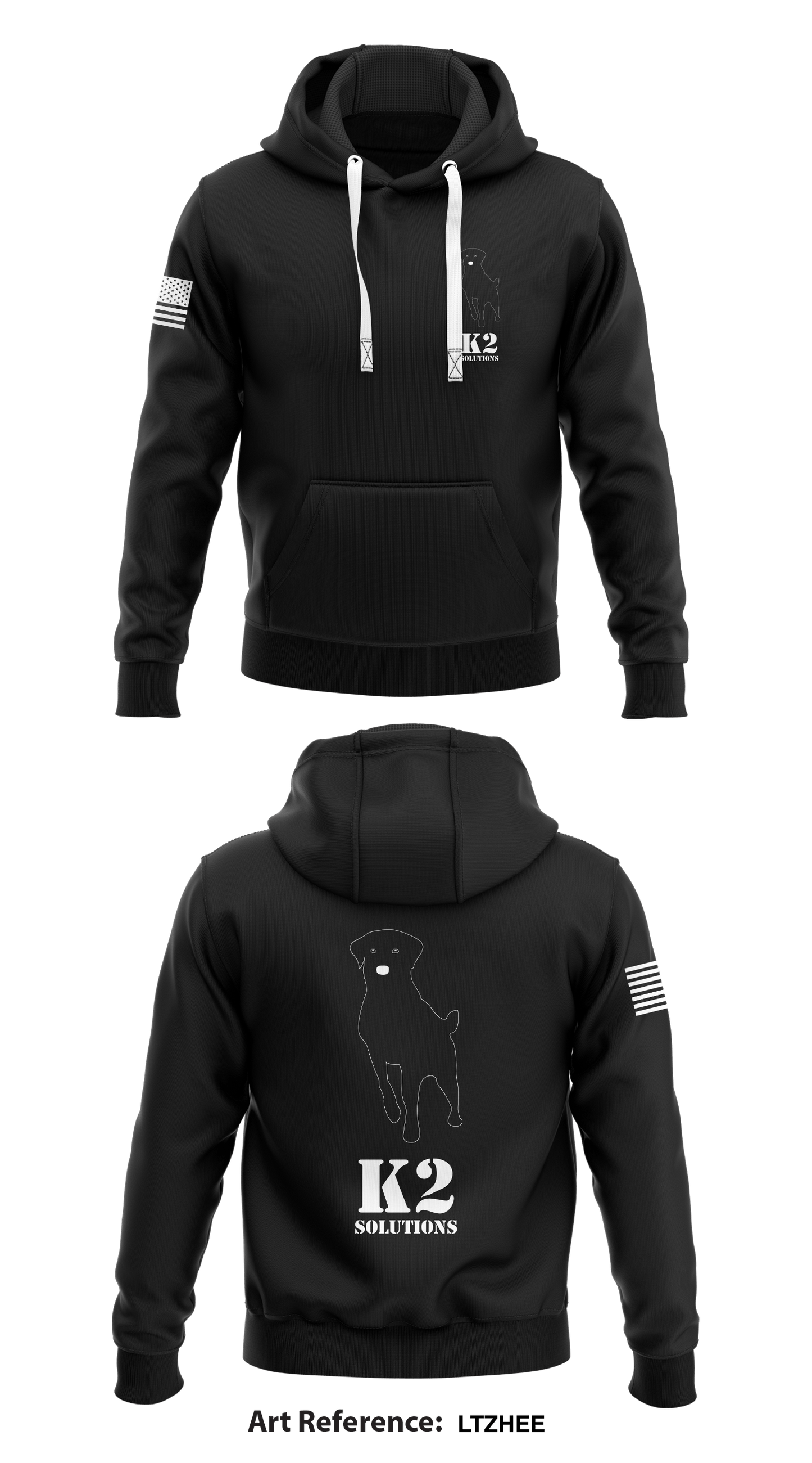 K2 Solutions Store 1  Core Men's Hooded Performance Sweatshirt - LtzhEe