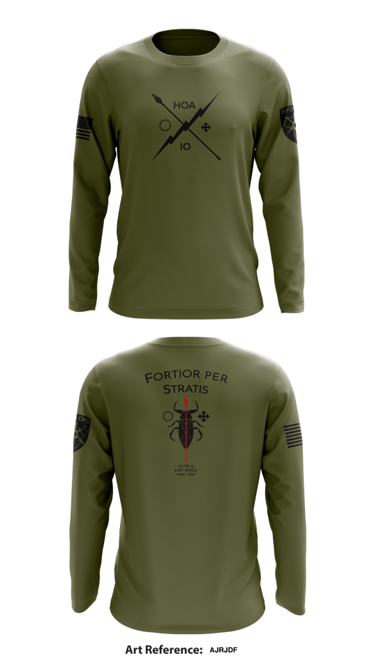 Combined Joint Task Force Horn of Africa Information Operations Cell Store 1 Core Men's LS Performance Tee - ajrJDF