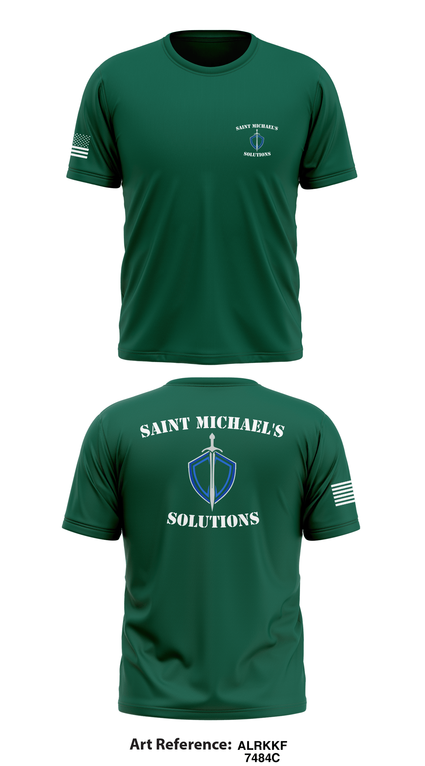 Saint Michael's Solutions Store 1 Core Men's SS Performance Tee - aLRkkF