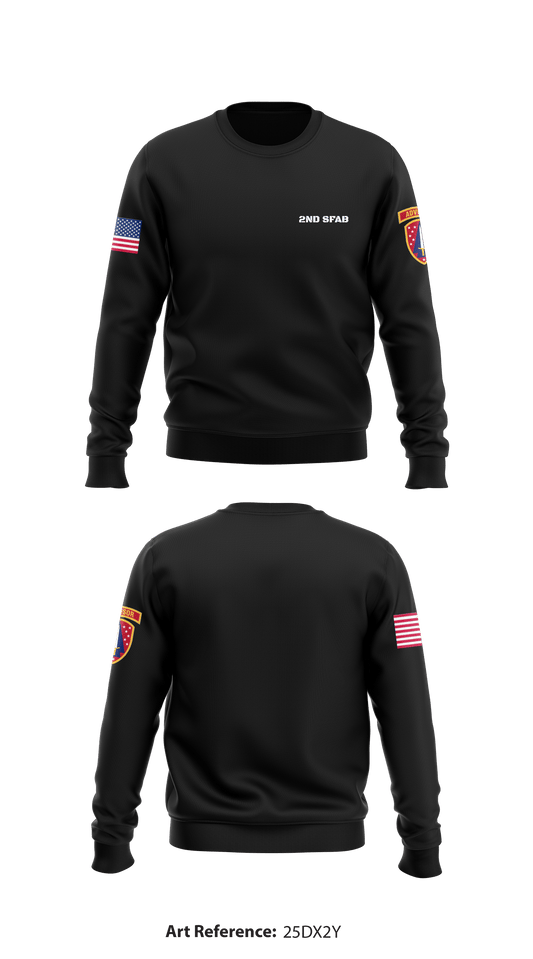 2nd SFAB Core Men's Crewneck Performance Sweatshirt - 25DX2y