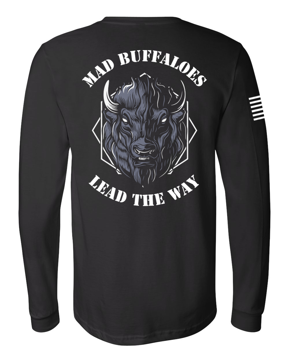 Mad Buffaloes, 217th MP DET Comfort Men's Cotton LS Tee - zds8r2