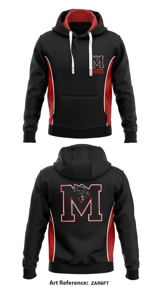 McComb Baseball  Core Men's Hooded Performance Sweatshirt - zar6ft