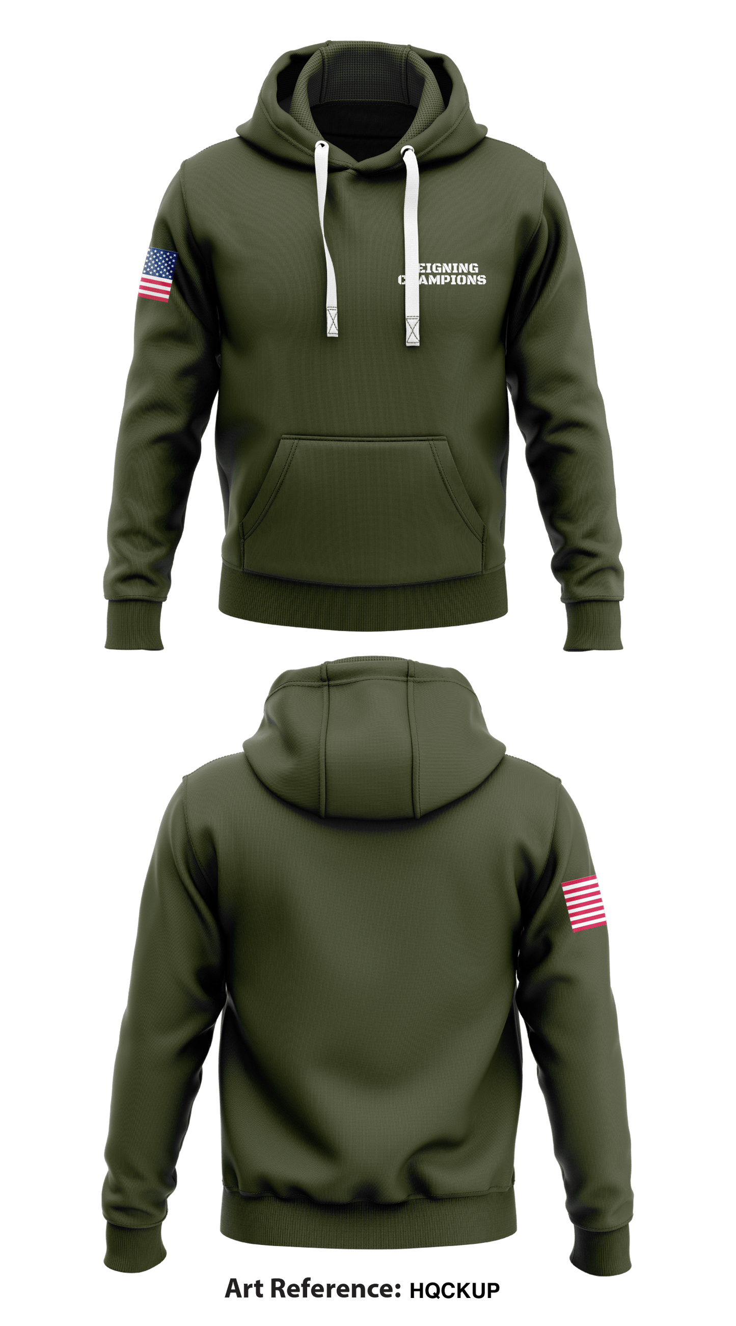 Reigning Champions Store 1  Core Men's Hooded Performance Sweatshirt - HQCkuP