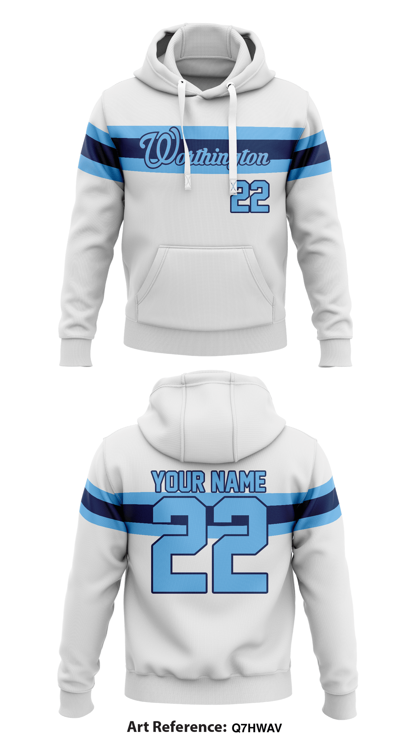 Worthington Baseball  Core Men's Hooded Performance Sweatshirt - q7hwav