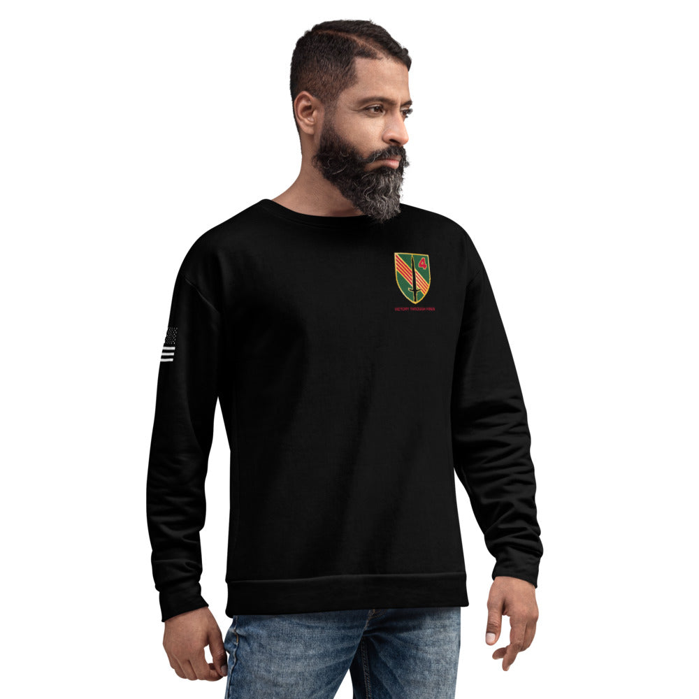 4th SFAB 4th BN Store 1 Premium Core Men's Crewneck Performance Sweatshirt - Bdf9S6