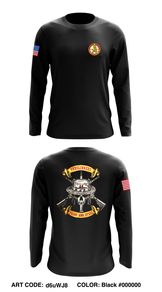 A-2 THAAD, 1-43 ADA Core Men's LS Performance Tee - d6uWJ8